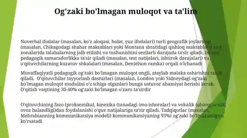 Noverbal ifodalar 3