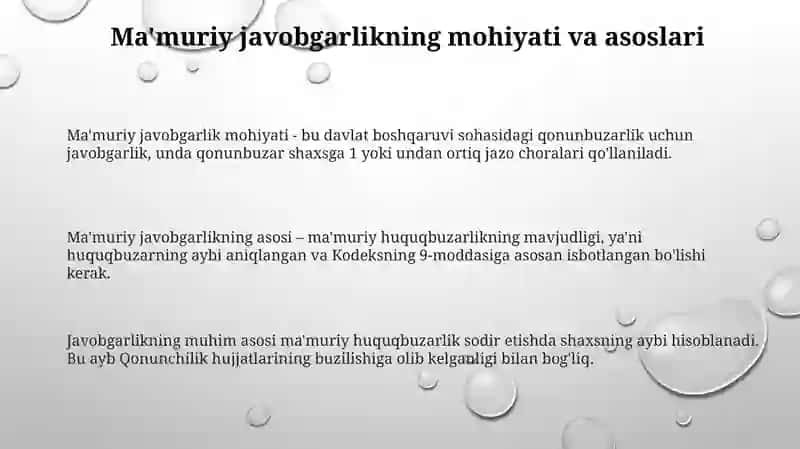 Ma'muriy javobgarlik 3