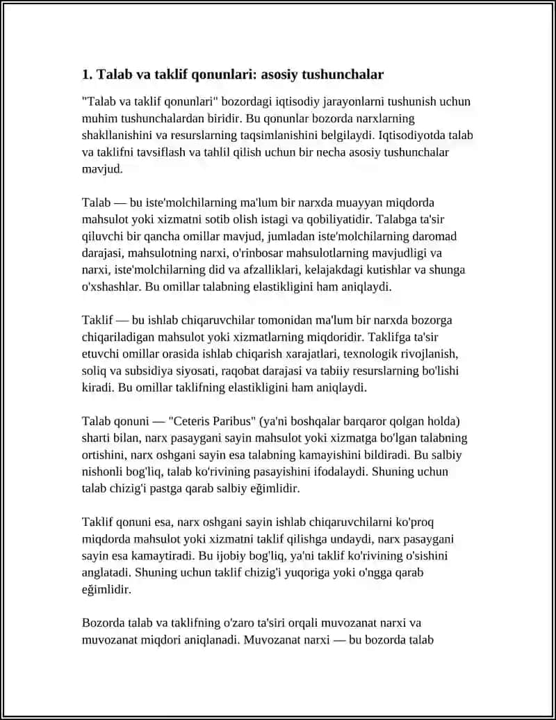 TALAB VA TAKLIFNING BOZORGA OZARO TASIRI 3