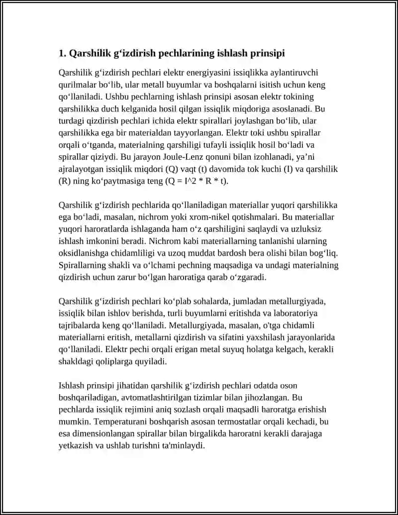 QARSHILIK GIZDIRISH PECHLARI 3