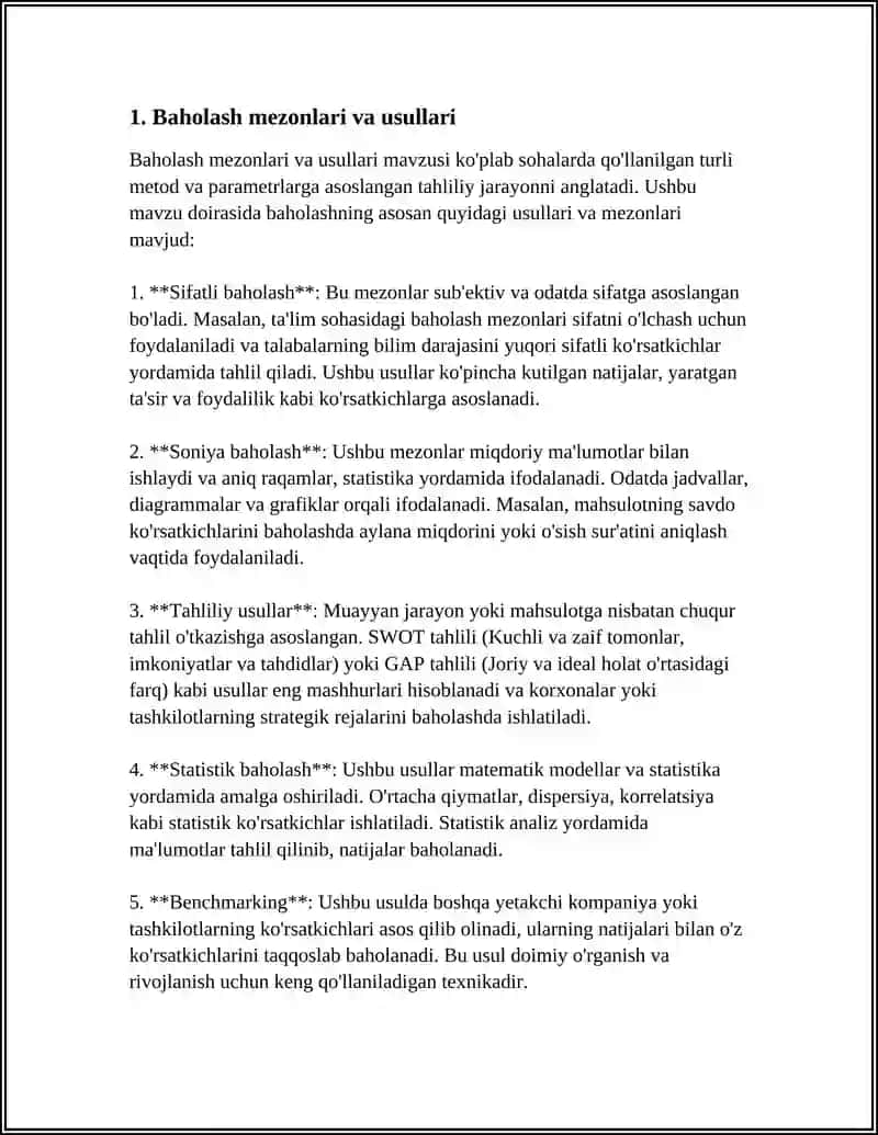 TALABALARNING BILIMINI BAHOLASH TIZIMI 3