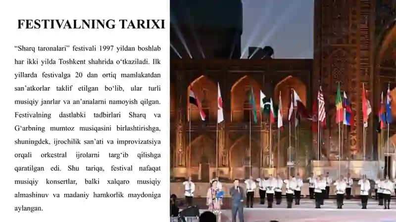 “SHARQ TARONALARI” XALQARO MUSIQA FESTIVALI 3