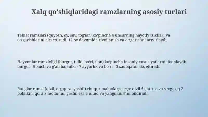 Xalqqoʻshiqlaridatimsollarrang-barangligi 3
