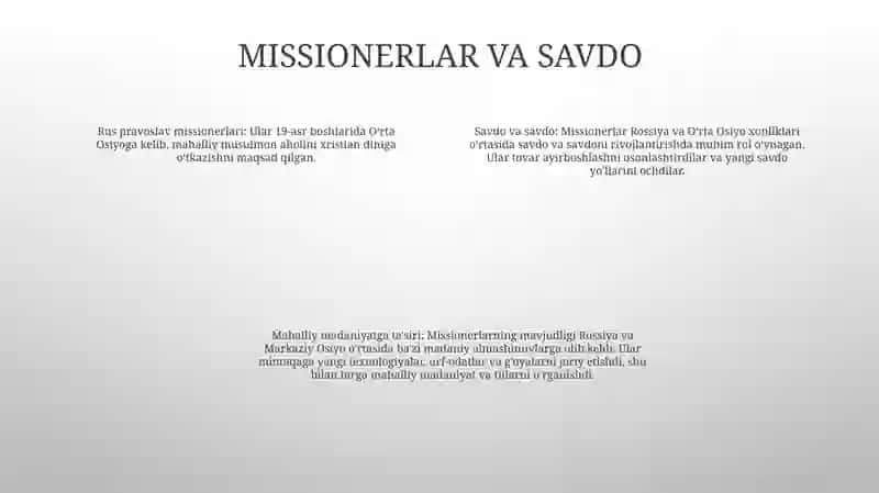 O'Rta Osiyoga Pravoslavlikning Kirib Kelishi 3