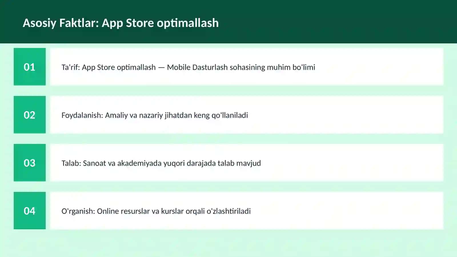 App Store optimallash 3