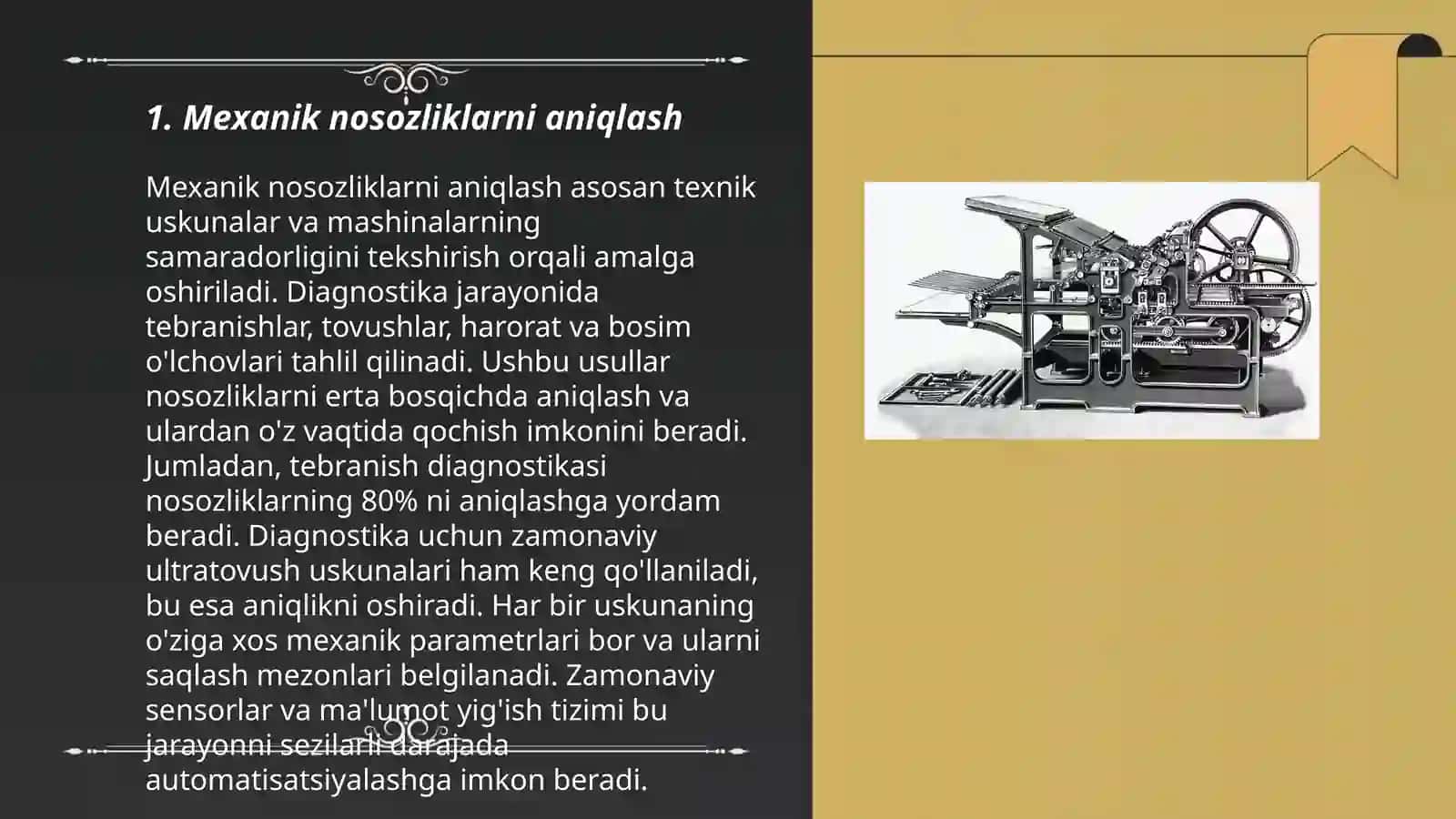 Mexanik nosozliklarni aniqlash 3
