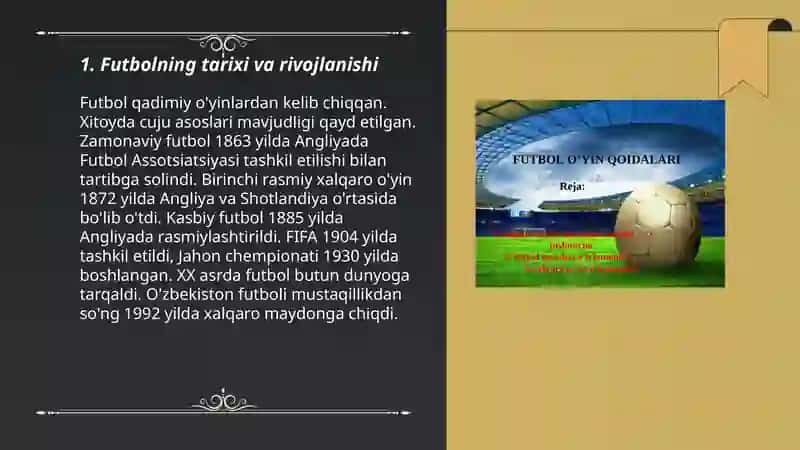 Futbolning tarixi va rivojlanishi 3