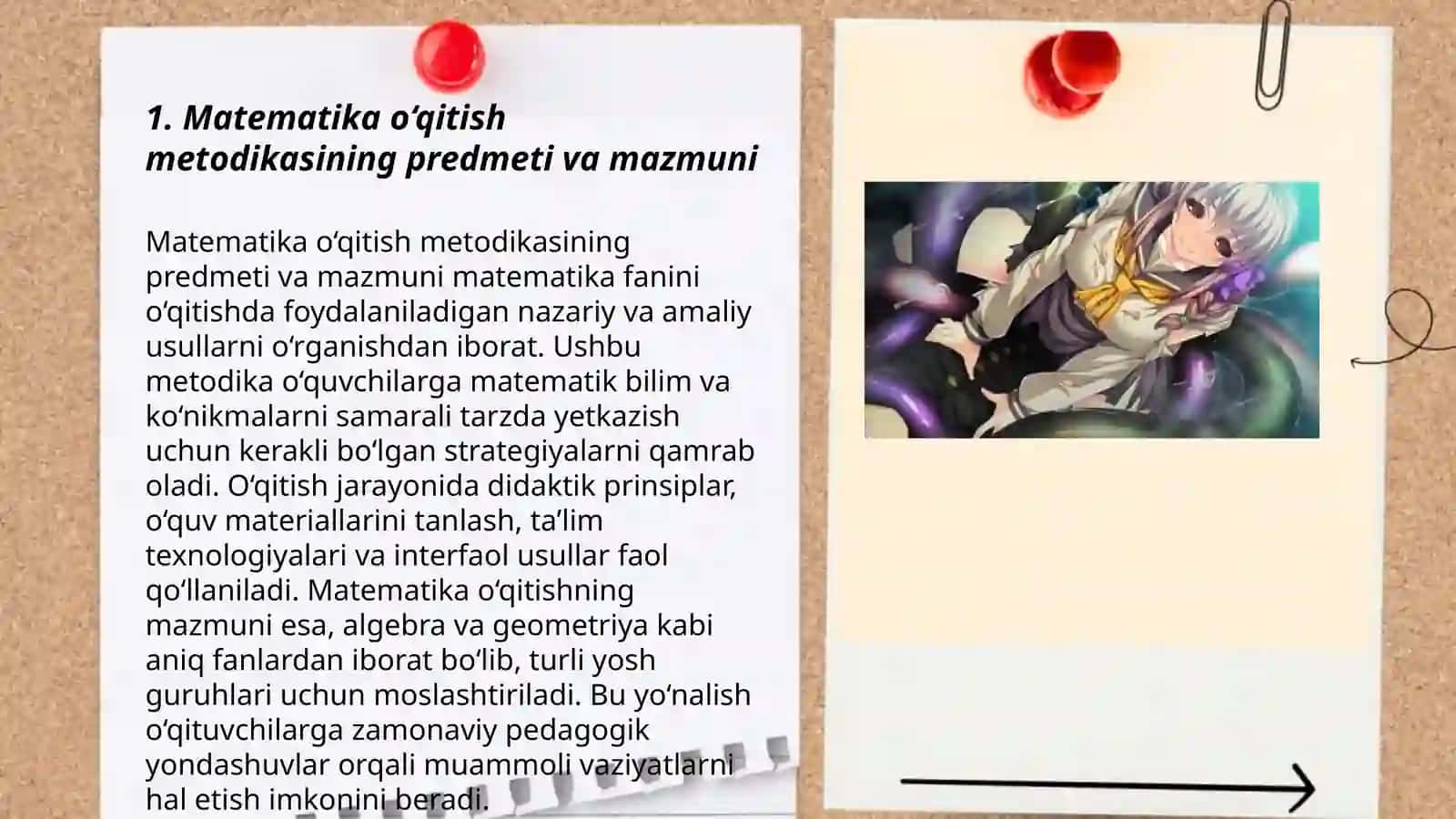 Matematika o'qitish metodikasi 3