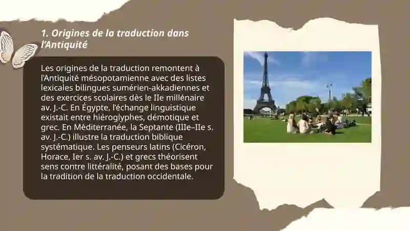 Origines de la traduction dans l’Antiquité 3