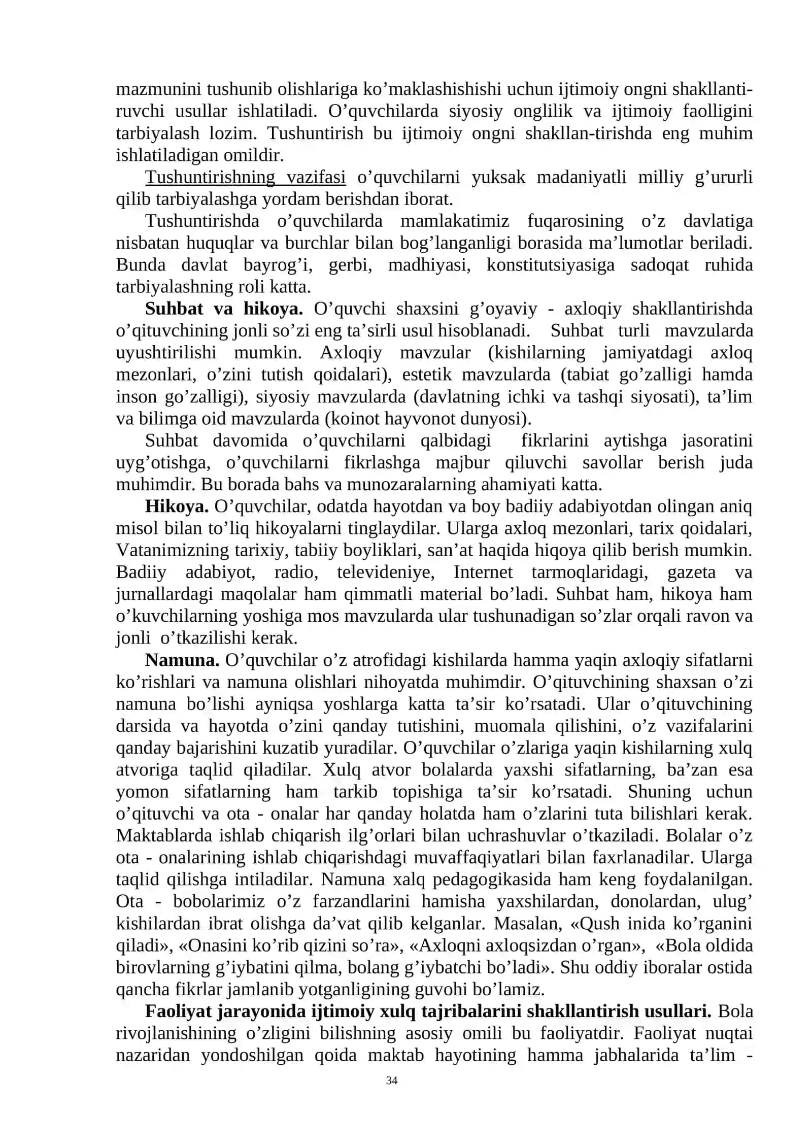 TARBIYA METODLARI. TARBIYA TURLARI 3