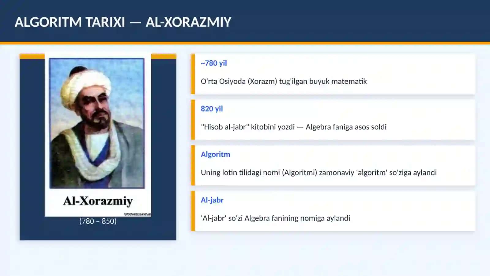 ALGORITM TUSHUNCHASI 3