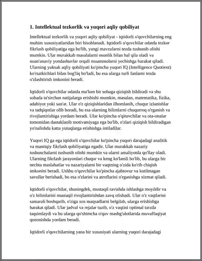 IQTIDORLI ÒQUVCHILARNING XUSUSIYATLARI 3