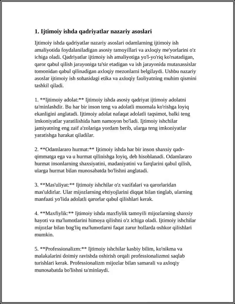 IJTIMOIY ISHDA QADRIYATLAR TIPOLOGIYASI 3
