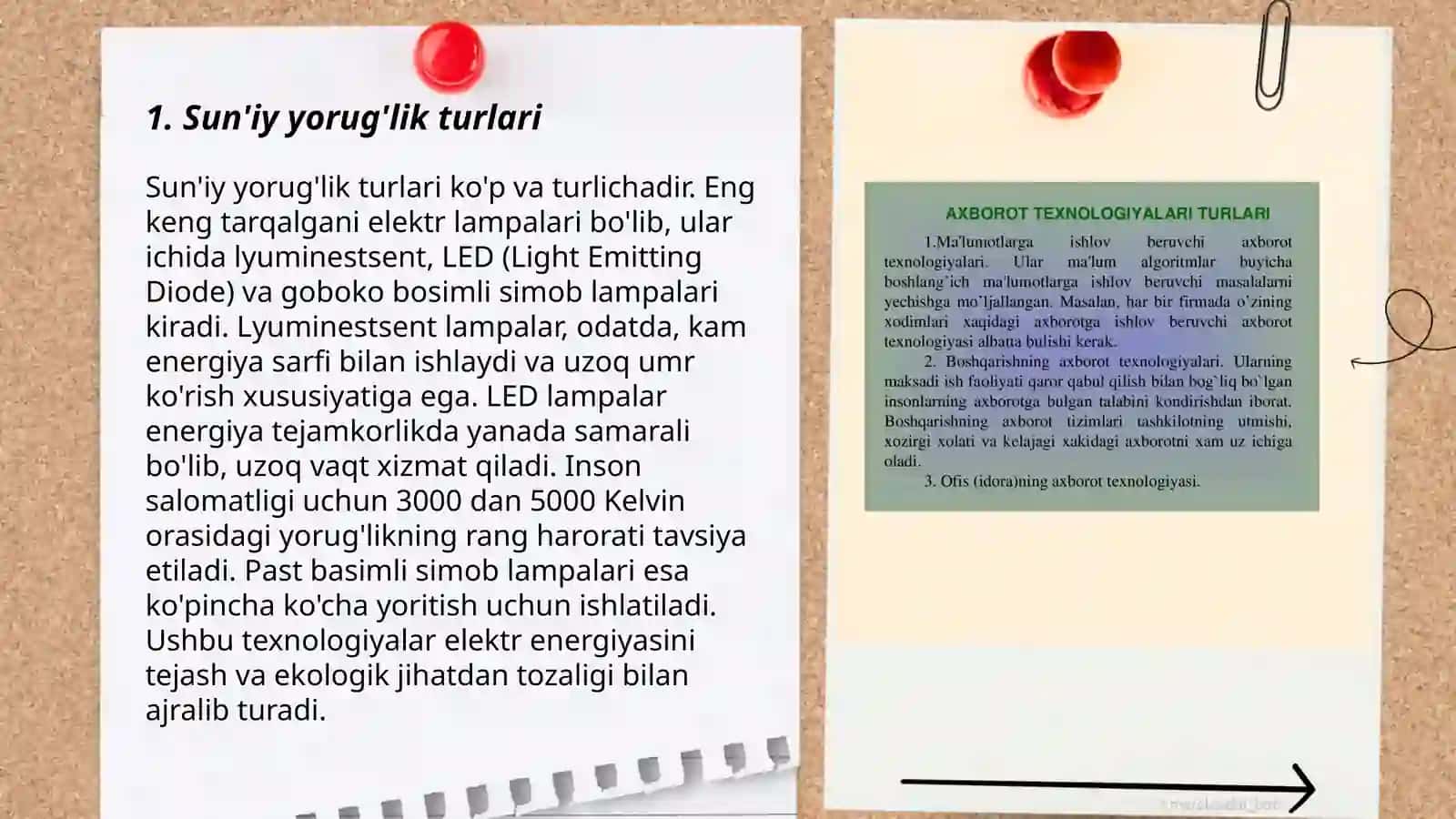 Sun'iy yorug'lik turlari 3