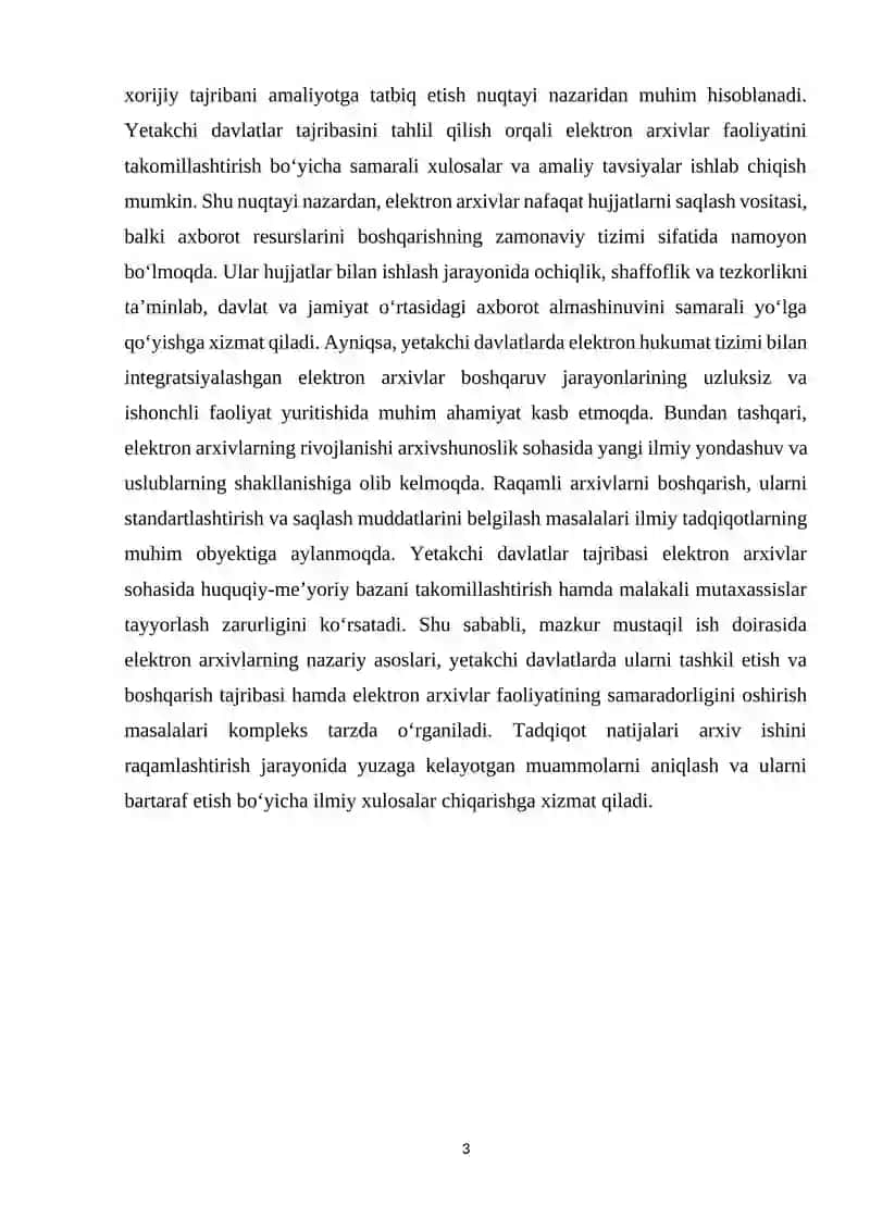 Yetakchi davlatlarda elektron arxivlar 3