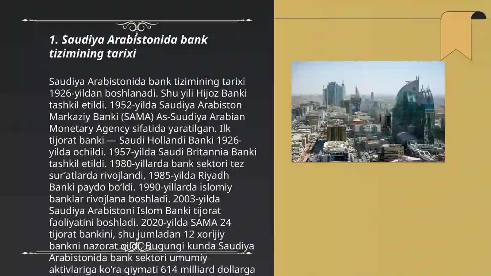 Saudiya Arabistoni bank tizimi 3