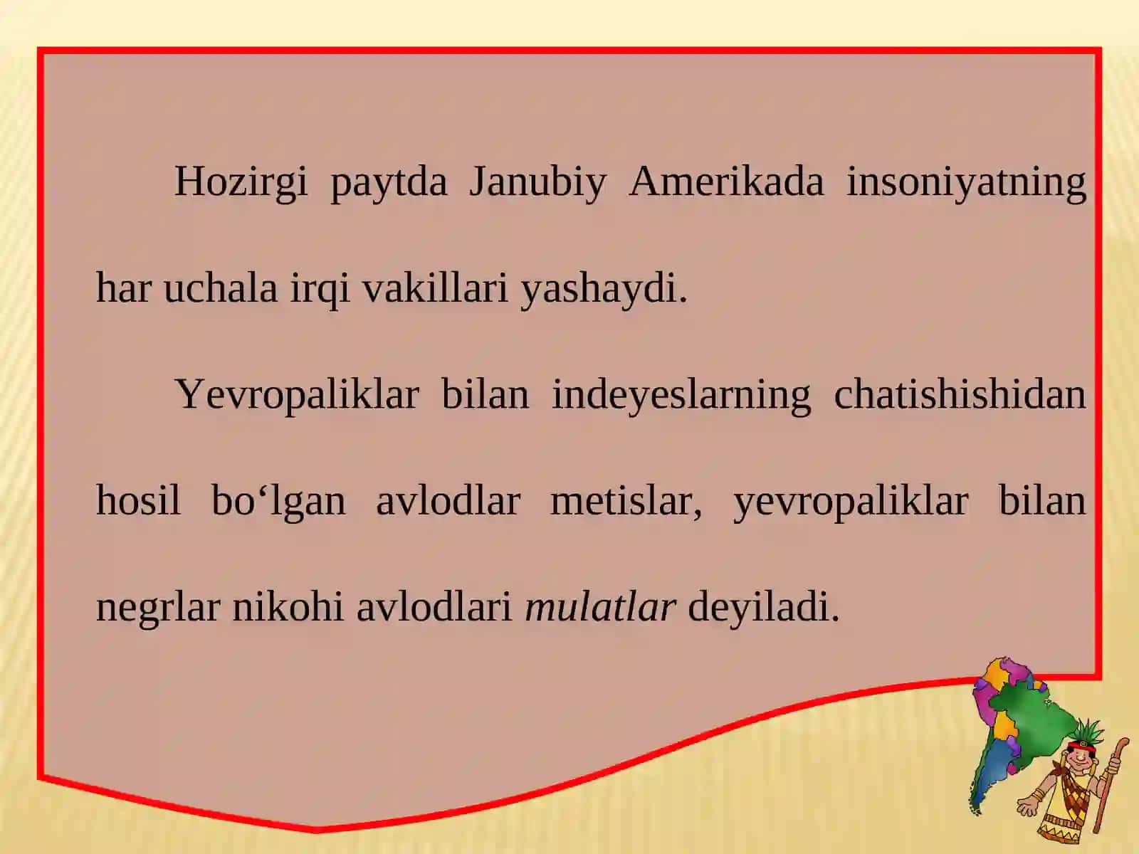 Janubiy Amerika aholisi 3