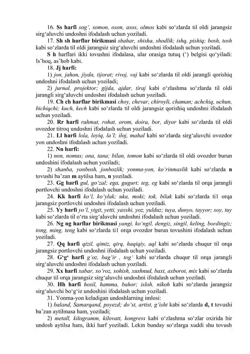 O‘zbek tilining asosiy imlo qoidalari 3