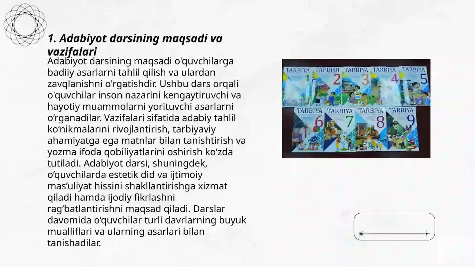 10-sinf adabiyot darsliklari bilan ishlash 3