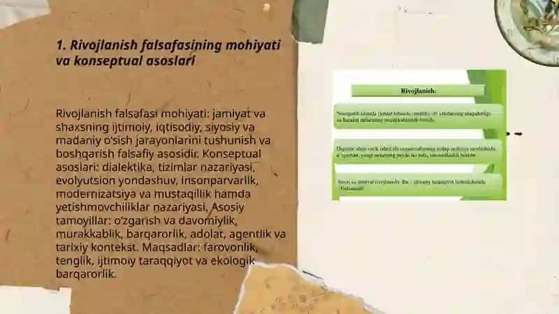 Rivojlanish falsafasi 3