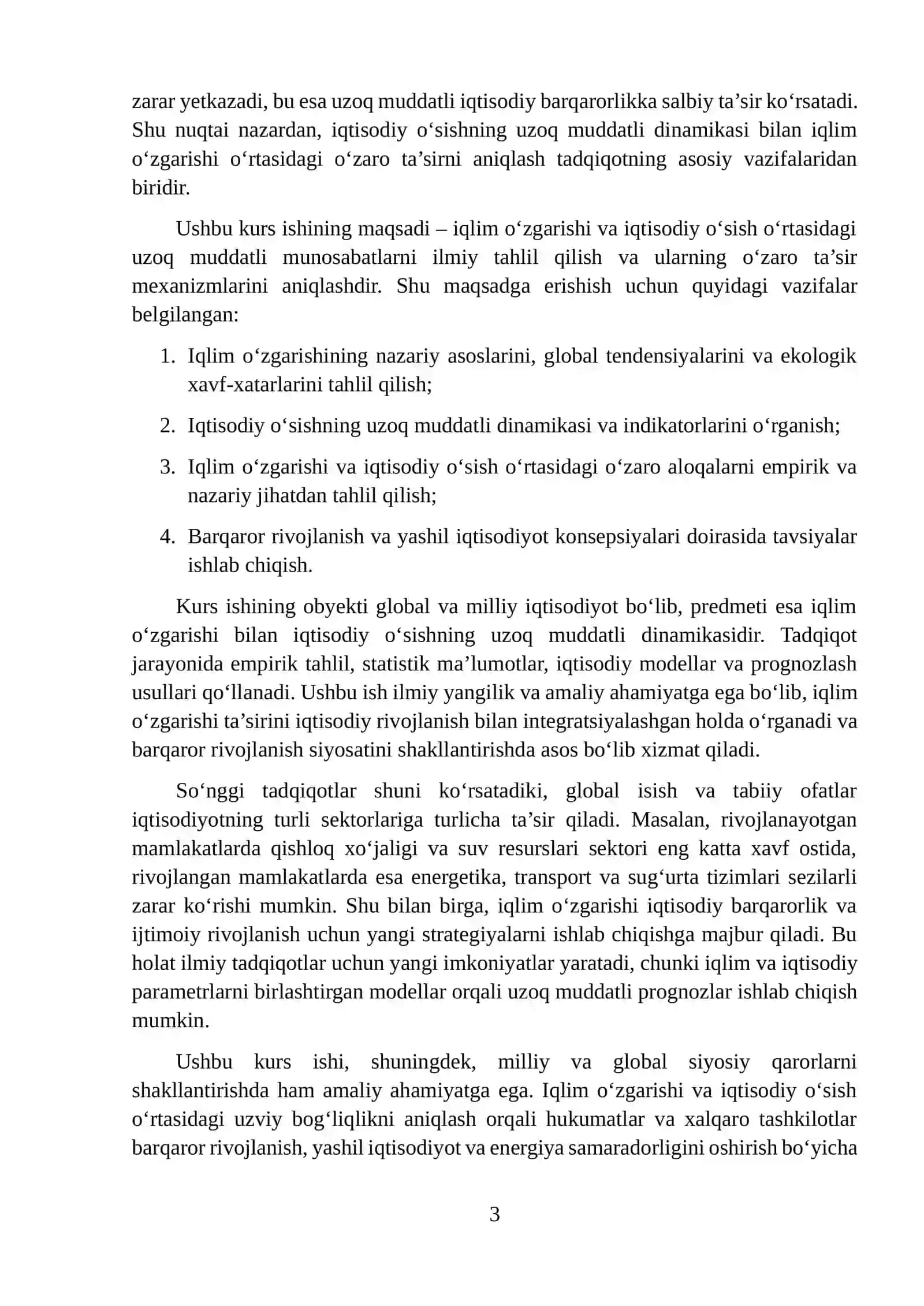 Iqlim o'zgarishi va iqtisodiy o'sishning uzoq muddatli dinamikasi 3