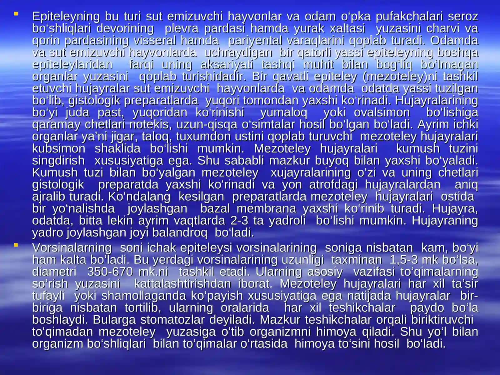 EPITELIY TО‘QIMASI 3