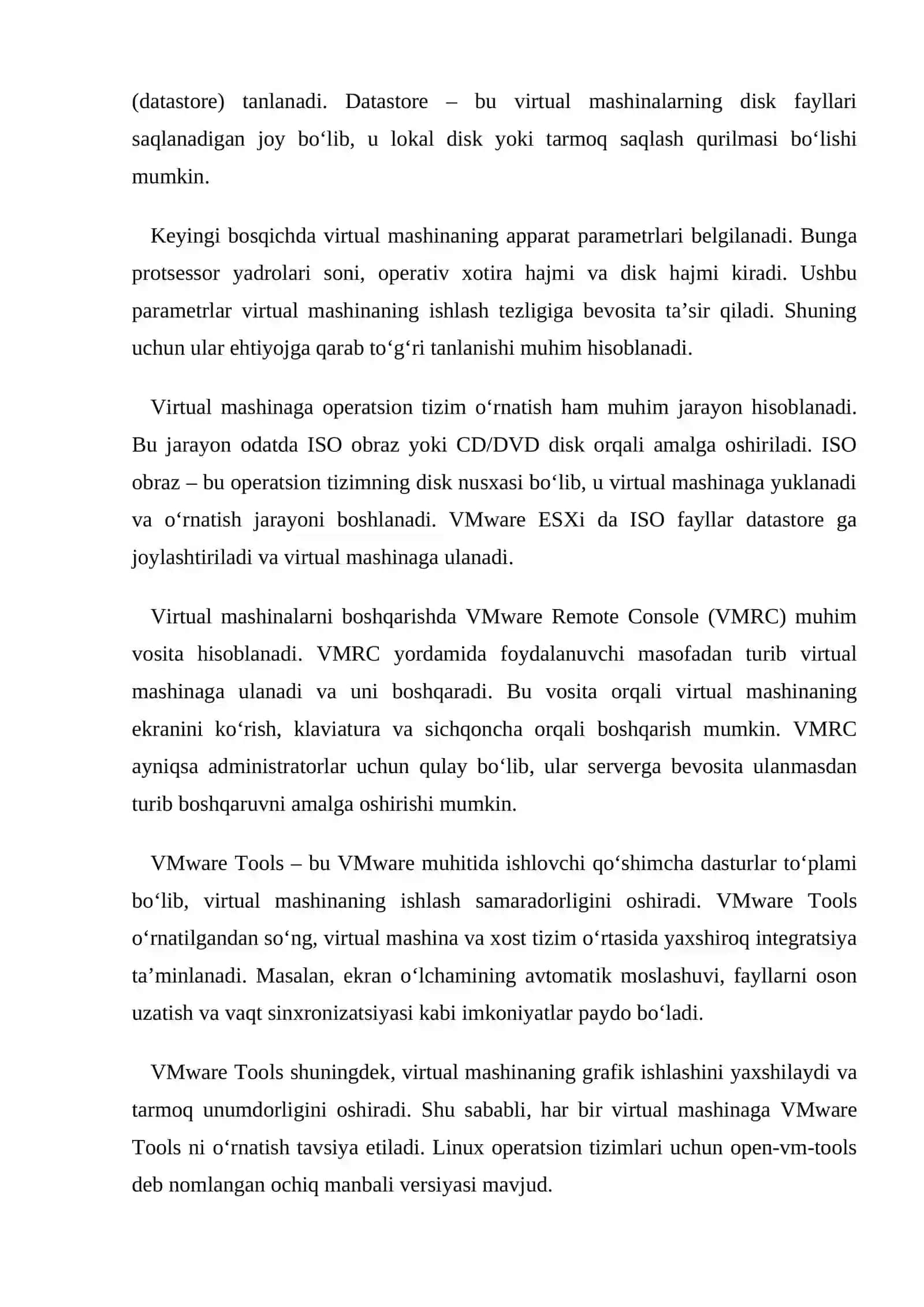 VMware ESXi gipervizori asosida virtual mashina yaratish 3