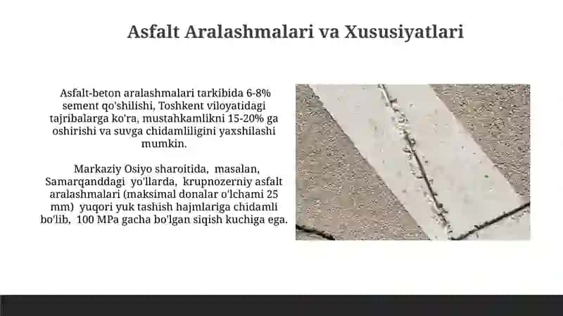 Asfalt Yo'laklarini Loyihalashga Kirish 3