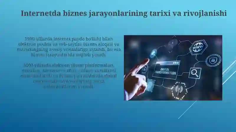Internetda biznes jarayonlarining rivojlanishi 3