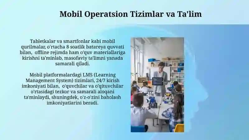 Mobil Operatsion Tizimlar va Ta'lim 3