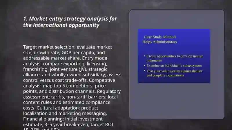 International Market Entry Strategy Analysis 3