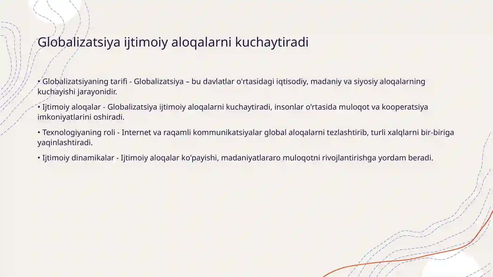 Globalizatsiya va uning ijtimoiy ta'siri 3