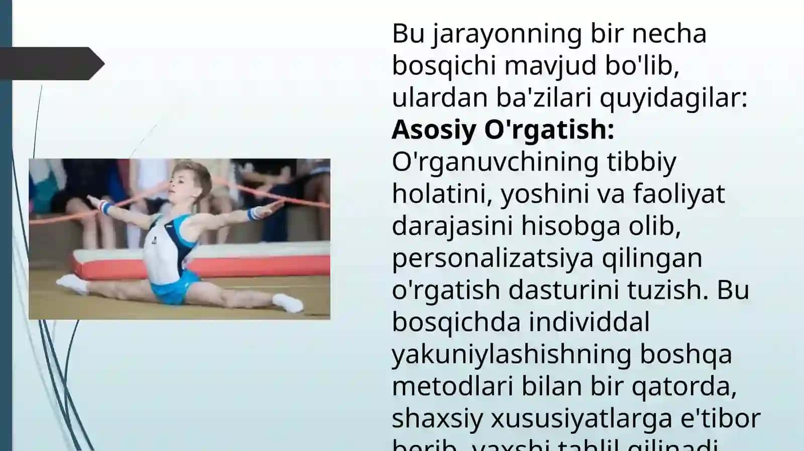 Gimnastika o'qitish metodikasi 3