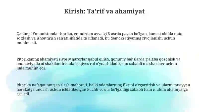 Qadimgi Yunonistonda notiqlik sanʼati 3