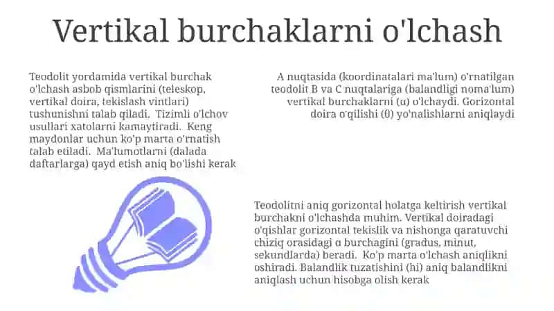 Teodolit syomkasi mohiyati 3