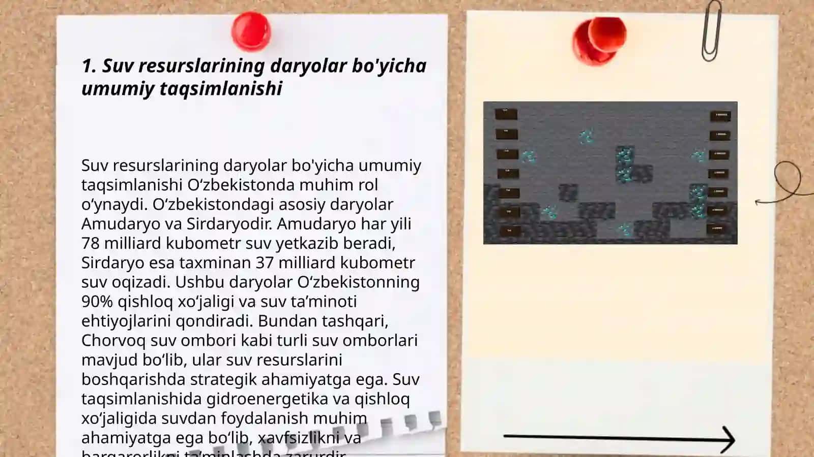 Suv resurslarining daryolar havzalari boyocha taqsimlanishi 3