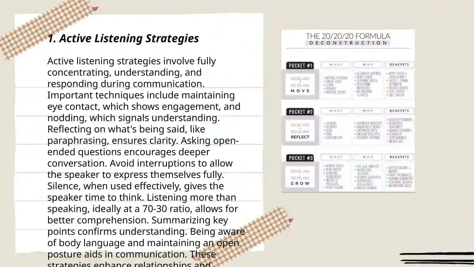 The techniques to improve listening and reading skills 3