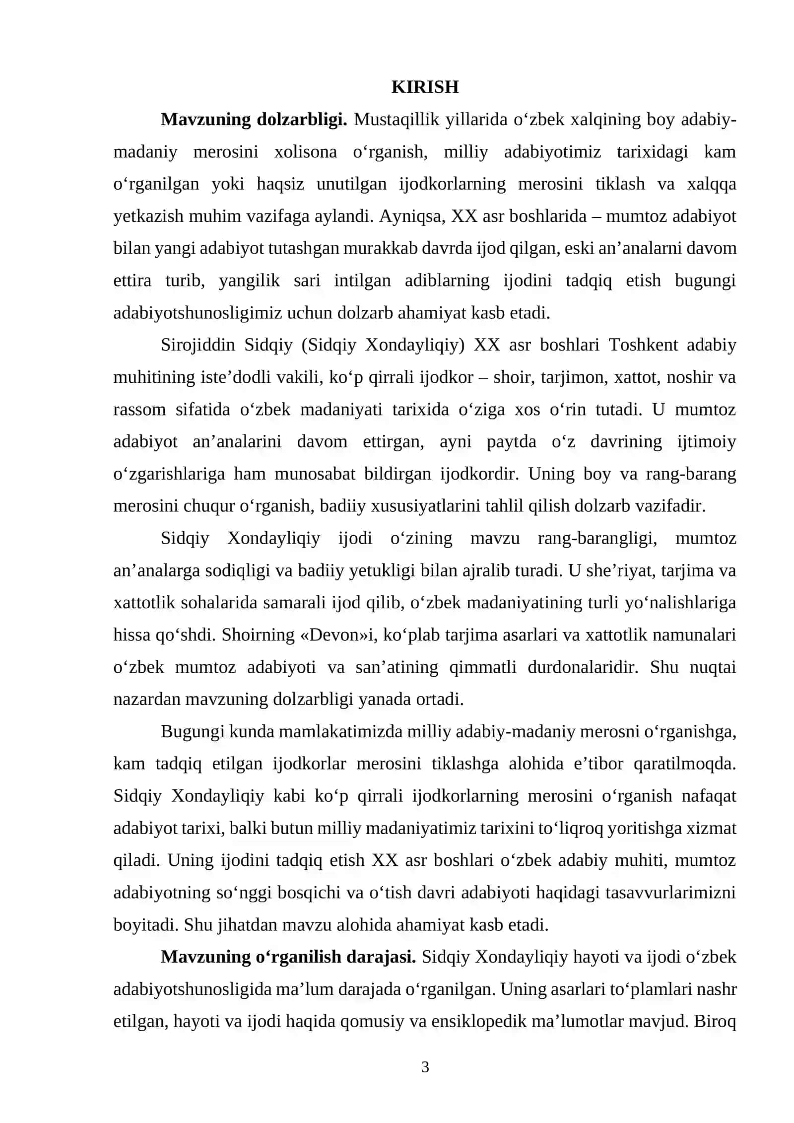 SIROJIDDIN SIDQIYNING IJODIY MEROSI 3