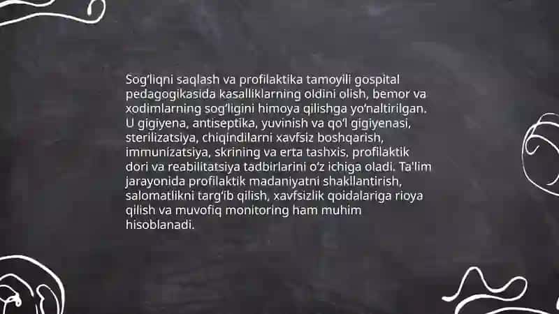 Gospital pedagogikaning asosiy tamoyillari 3