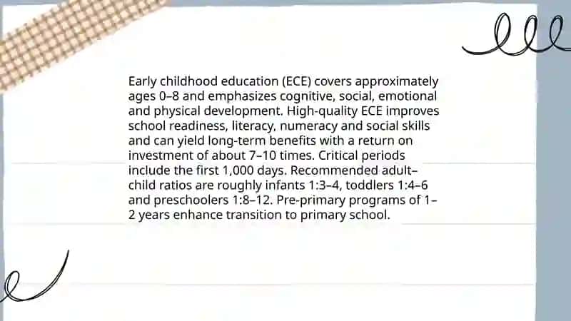 Early Childhood Education (ECE) 3