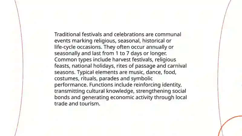 Cultures and Traditions 3