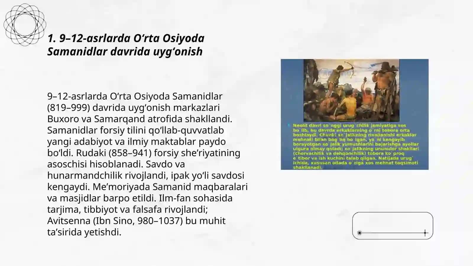 Oʻrta Osiyo xalqlari tarixida 9_12 asrlarda yuz bergan uygʻonish davri 1_renessans 3