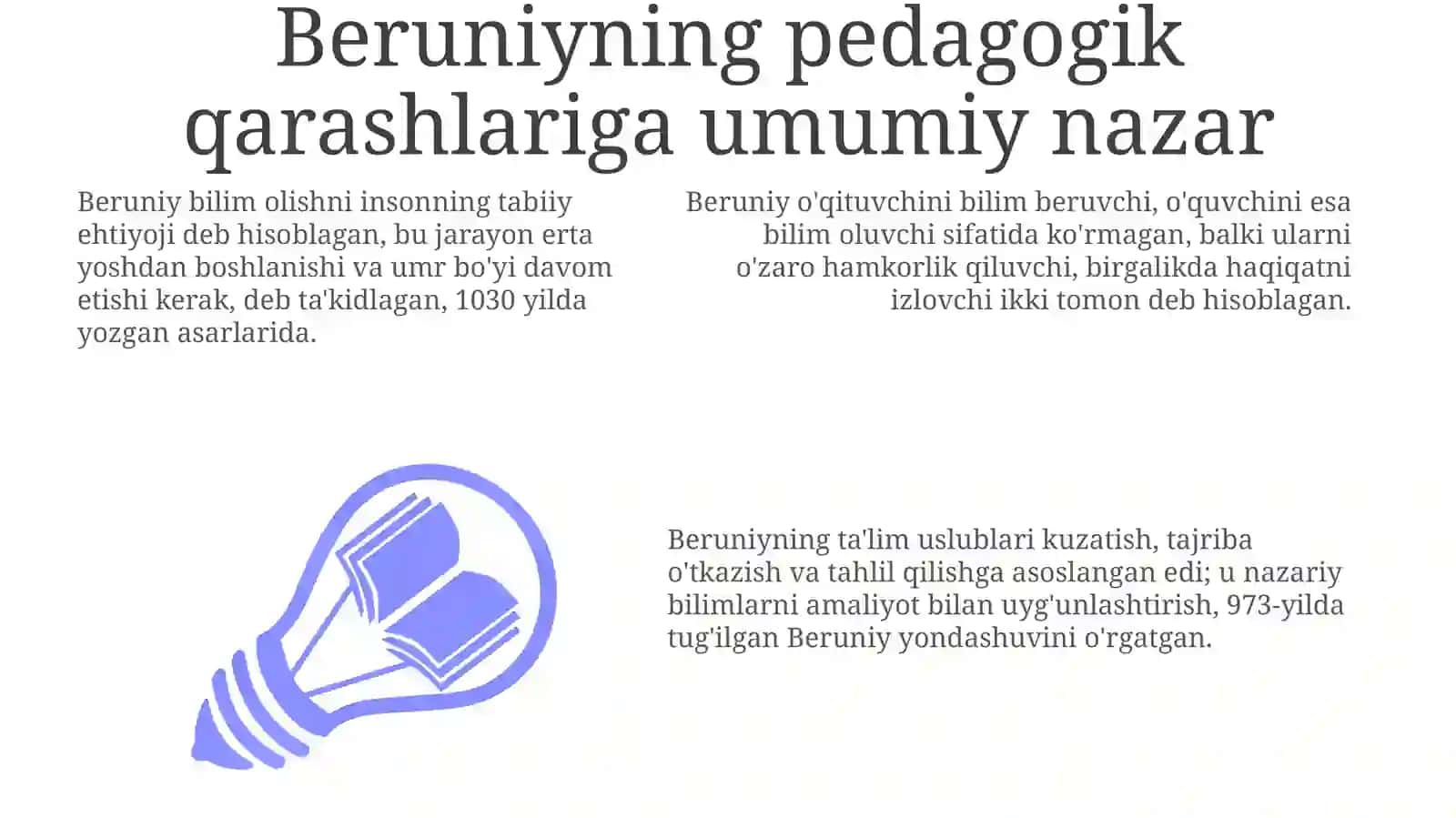 AbuRayhon Beruniyning pedagogik qarashlari 3