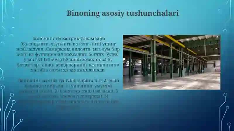 Bino va inshoatlar haqida tushuncha 3