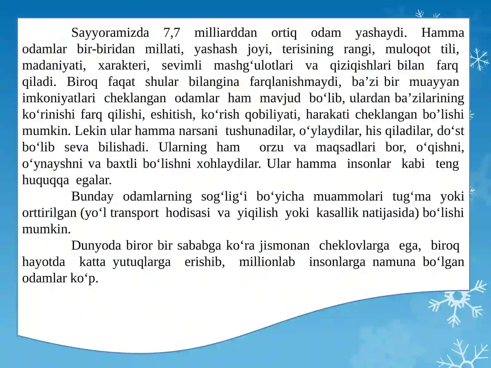 HAR  BIR  INSON  HURMATGA  LOYIQ 3