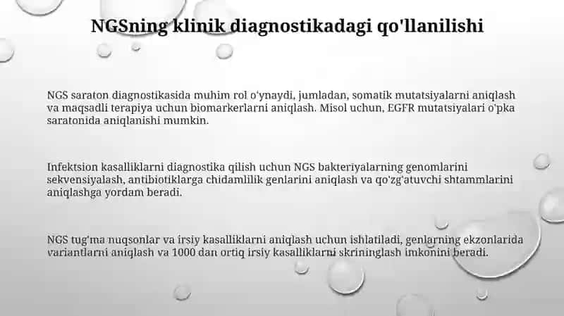 NGS (Next-generation Sequencing) sekvenirlash 3