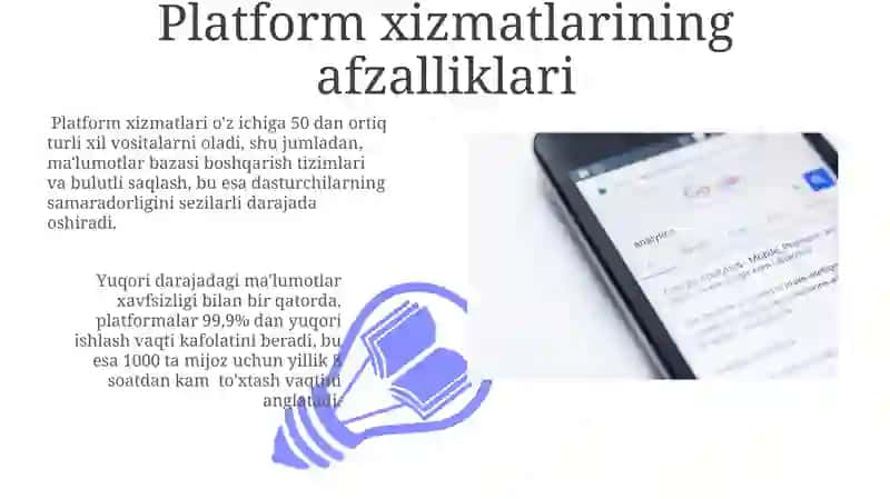 Platform xizmatlari (PaaS) 3