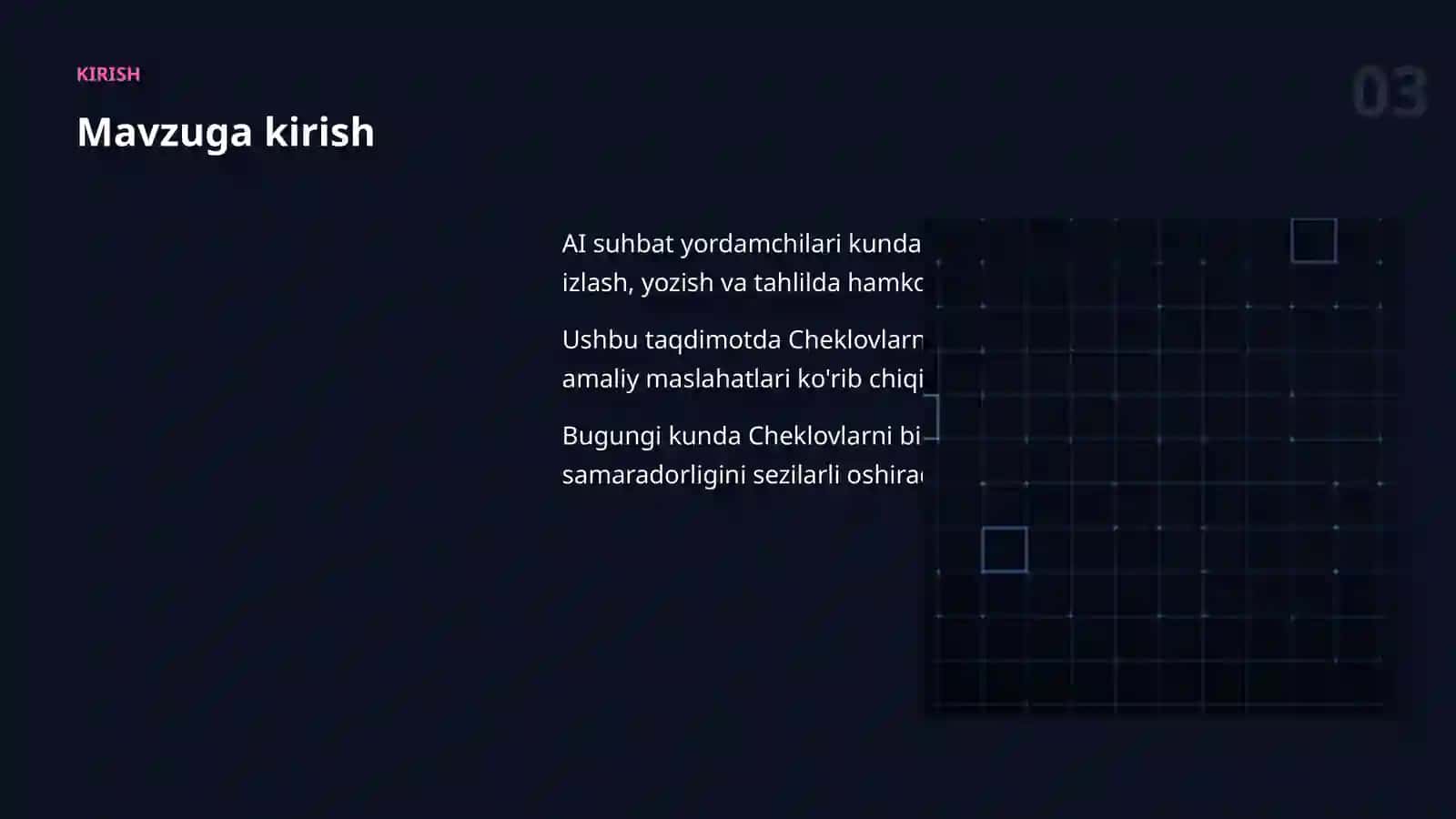 AI SUHBAT YORDAMCHILARI 3