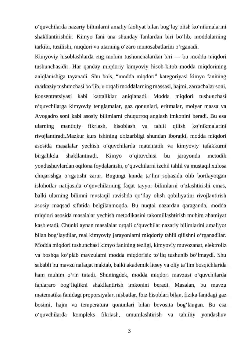 Moddalar miqdori asosida masalalar yechish metodikasi 3