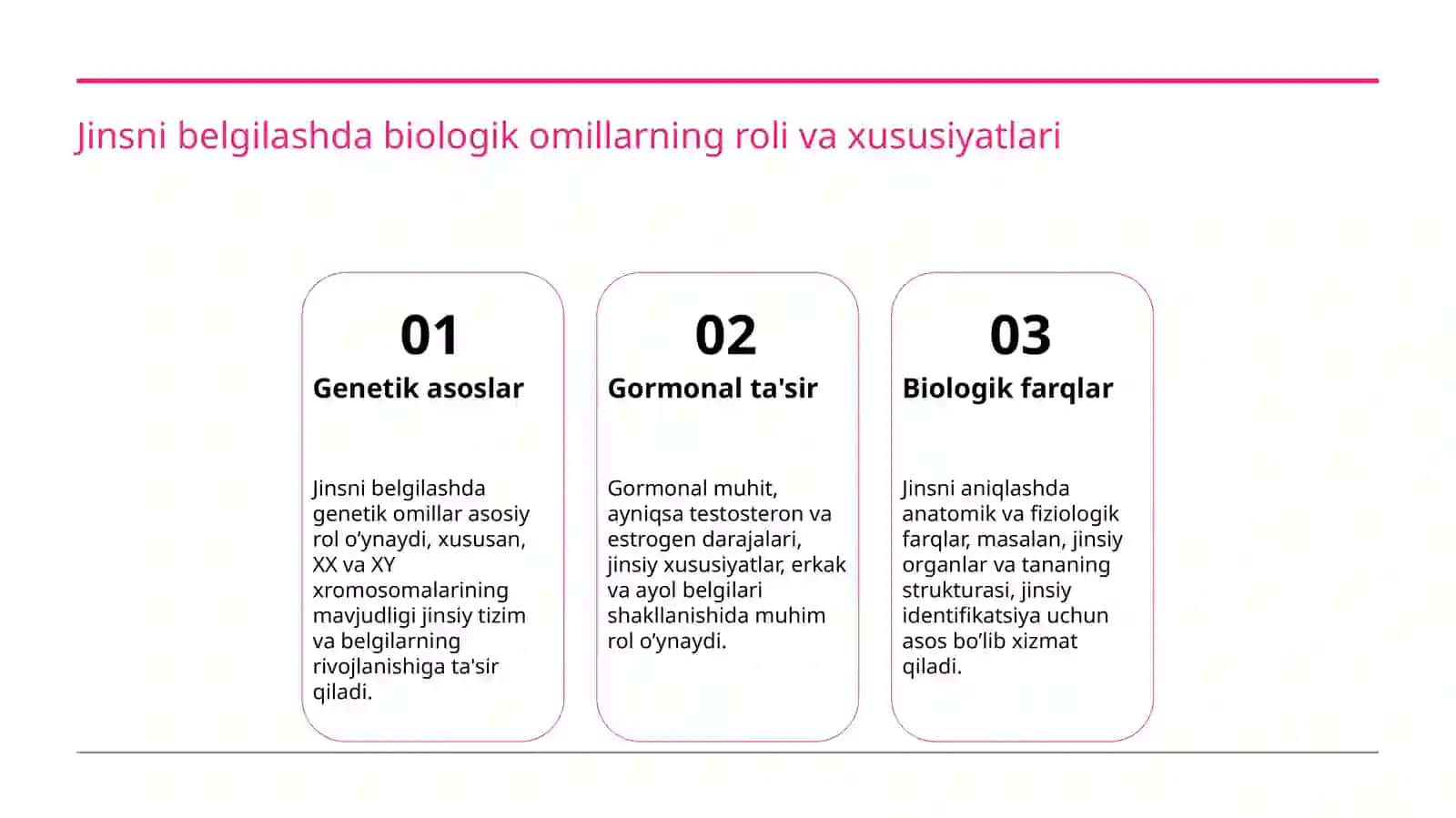 Jinsni belgilash xillari 3